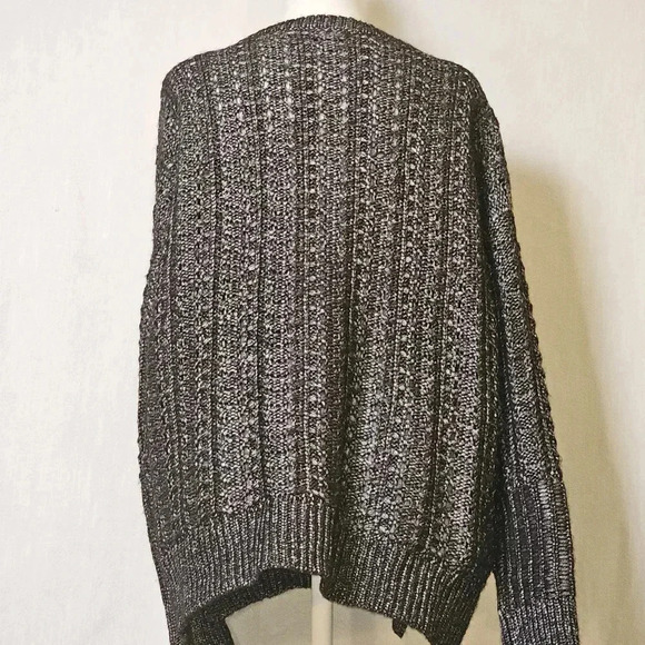 Juicy Couture Wool Blend Gold Label Knit Metallic Womens  Sweater SZ S - Picture 4 of 10